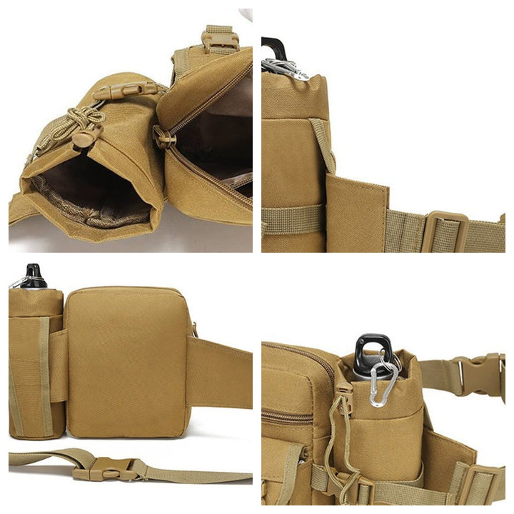 Tactical water bottle waist pack