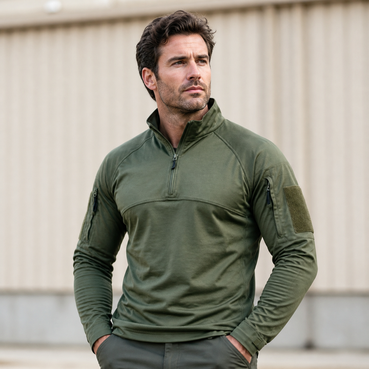 Men's Tactical Combat Shirt – Long-Sleeve Outdoor Work Top