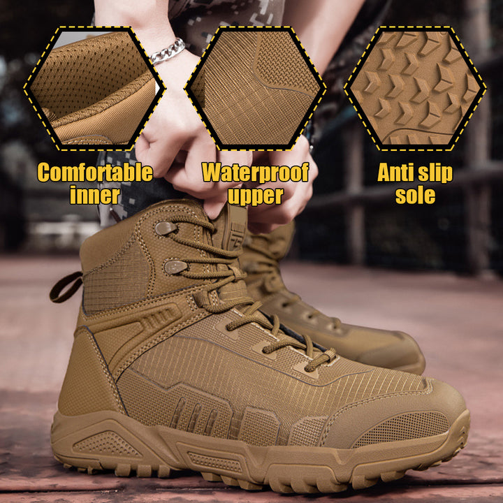 TWS ShadowTrail Elite Tactical Waterproof Combat Boots