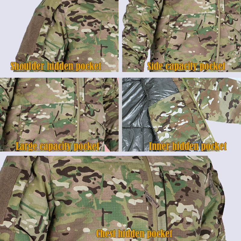 TWS Heat Reflective Coat & Pants Suit Waterproof Tactical Uniform