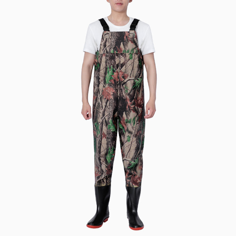 TWS Fishing Waders with Boots for Men Waterproof Wader PVC Waterproof Wader for Fly Fishing
