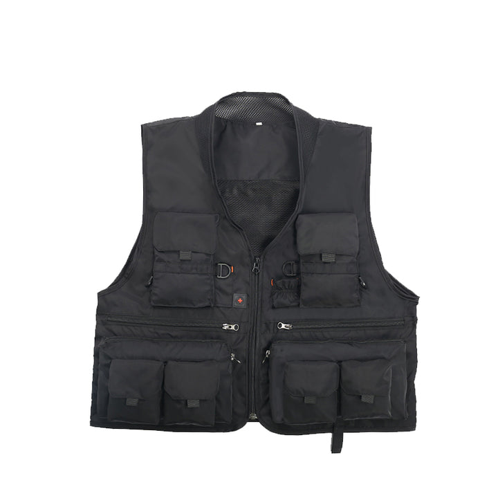 Tactical Fishing Vest Black