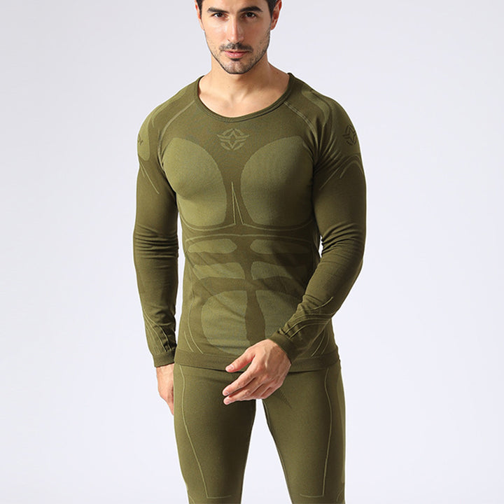 Men's Outdoor Fitness Wear Tactical Sports Shapewear Set