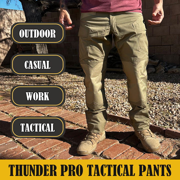 Thunder Pro Waterproof Rip-Stop Tactical Pants Khaki