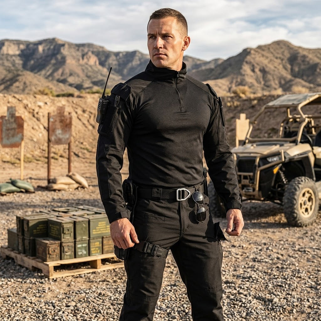 Men's Tactical Combat Shirt & Pants Set – Waterproof Outdoor Utility Uniform