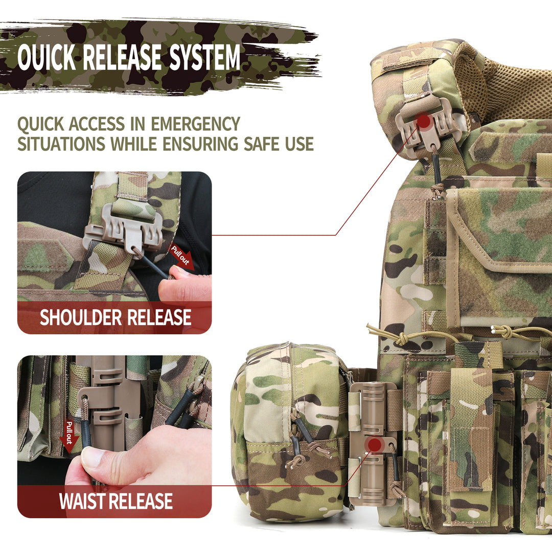 All Mission Quick Release Assault Tactical Vest