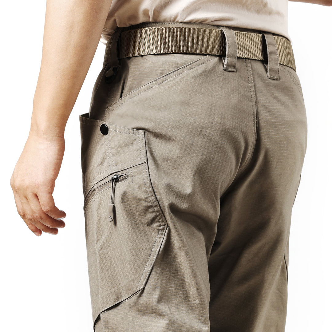 Tactical Pants Khaki Back