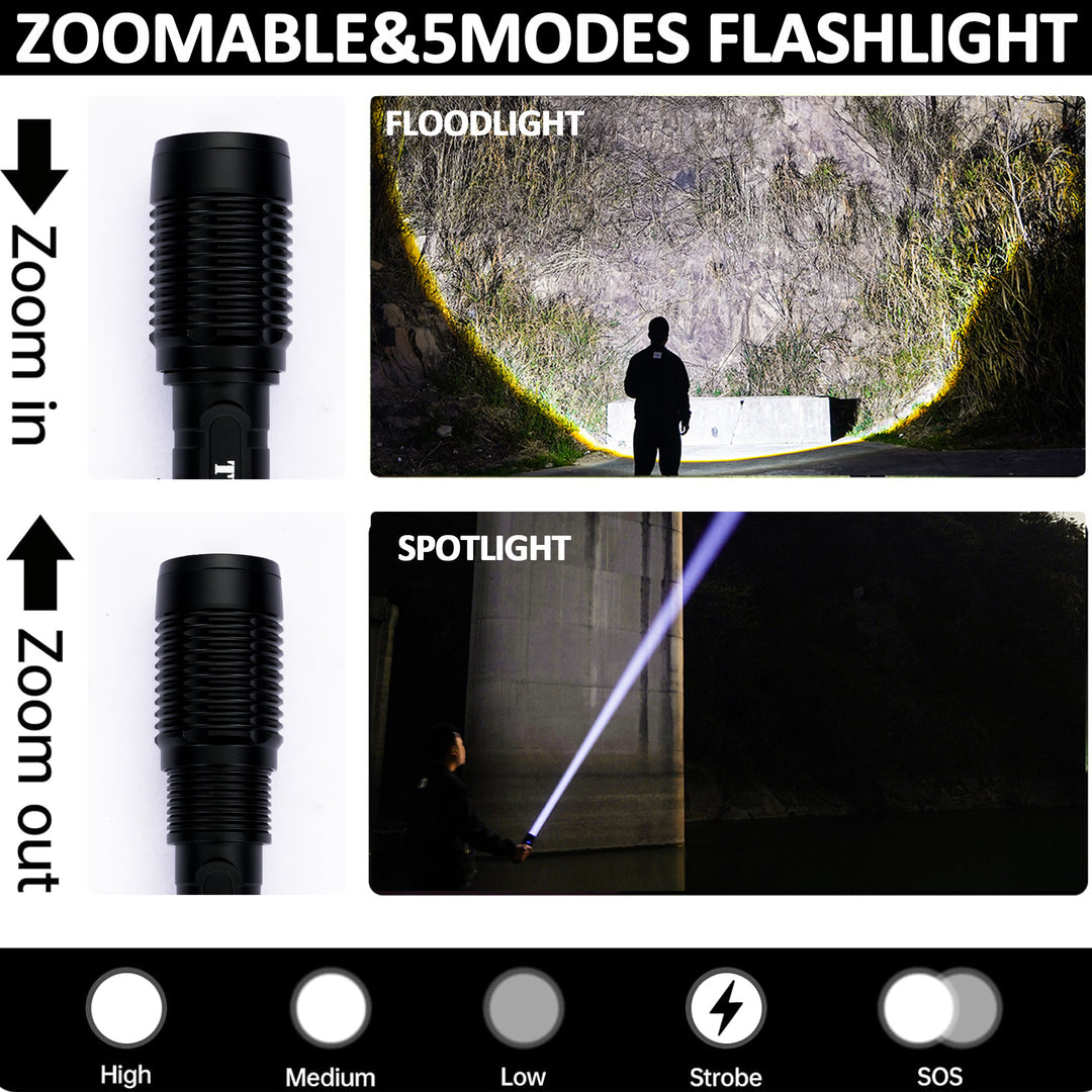 X6 Lightweight Spotlight Tactical LED Flashlight