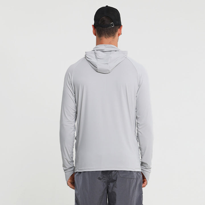 Men's Sun Protective Tactical Hoodie Quick Dry Fishing Shirt