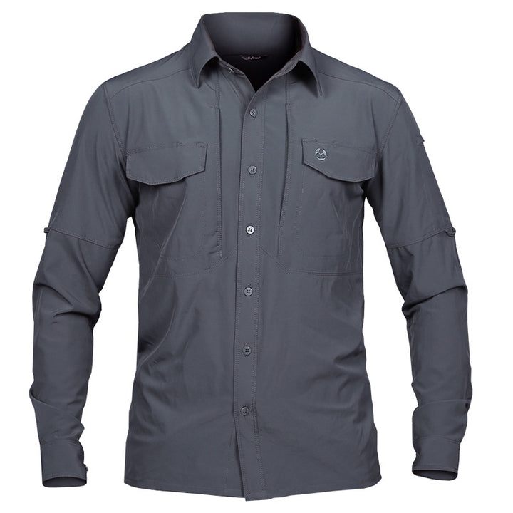 Tactical Long Sleeve Shirt Dark Gray