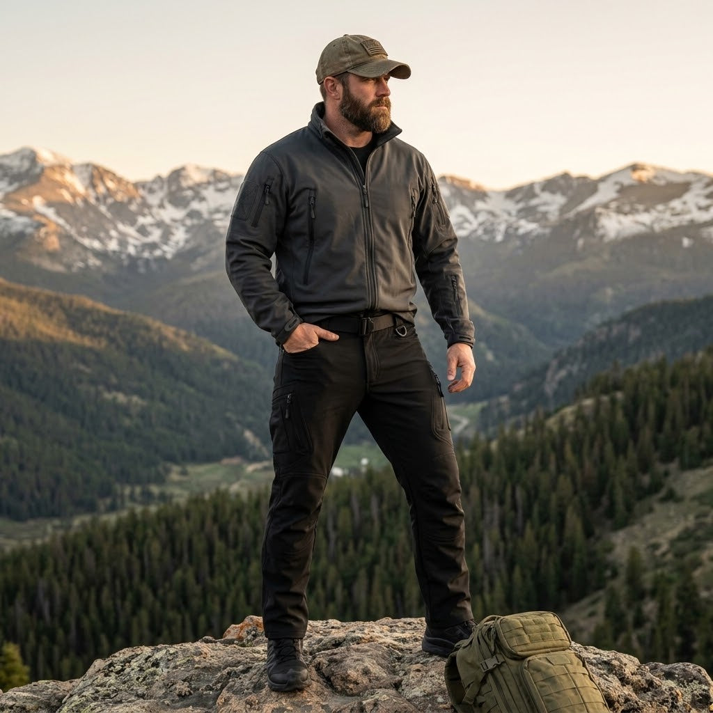 TWS K19 ColdGuard Men’s Fleece-Lined Tactical Multi-Pocket Cargo Pants