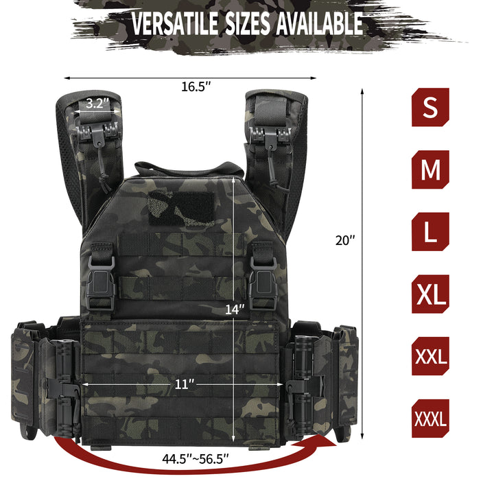 TWS Quick Release Rampage Plate Carrier