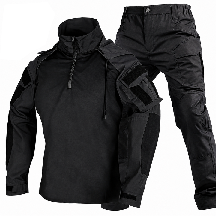 Men's Quick-Dry Tactical Shirt & Pants Set – Detachable Hood