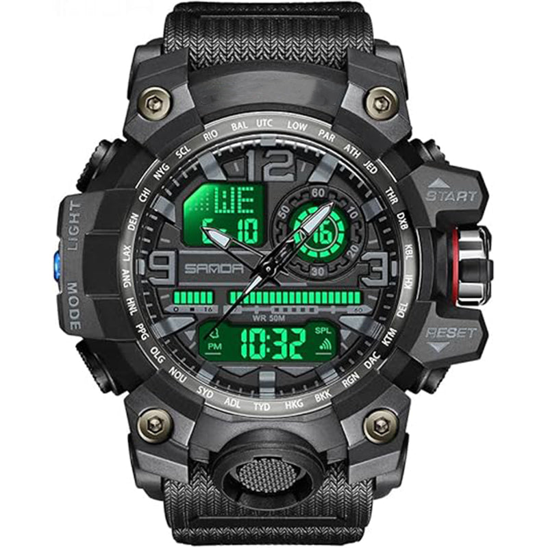 Men's Sports Outdoor Waterproof Tactical Watch