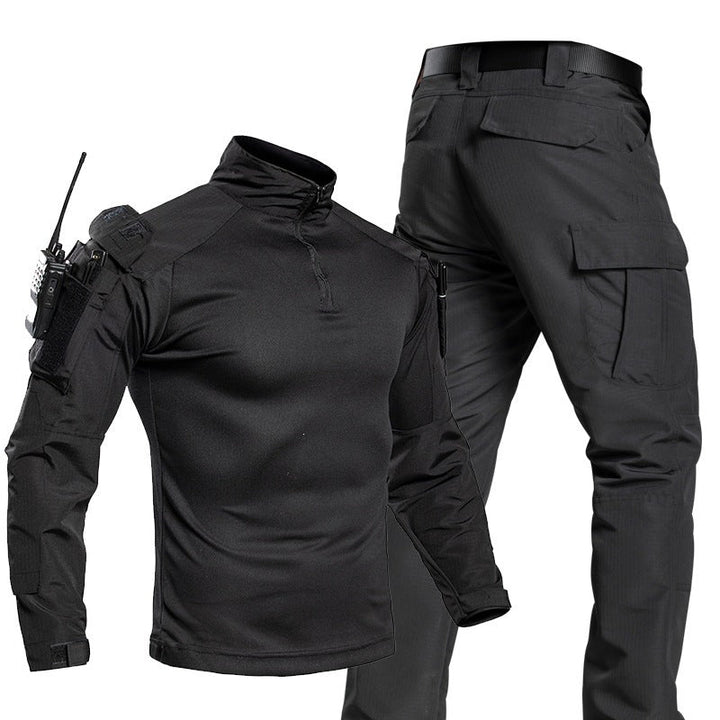 Men's Tactical Combat Shirt & Pants Set – Waterproof Outdoor Utility Uniform