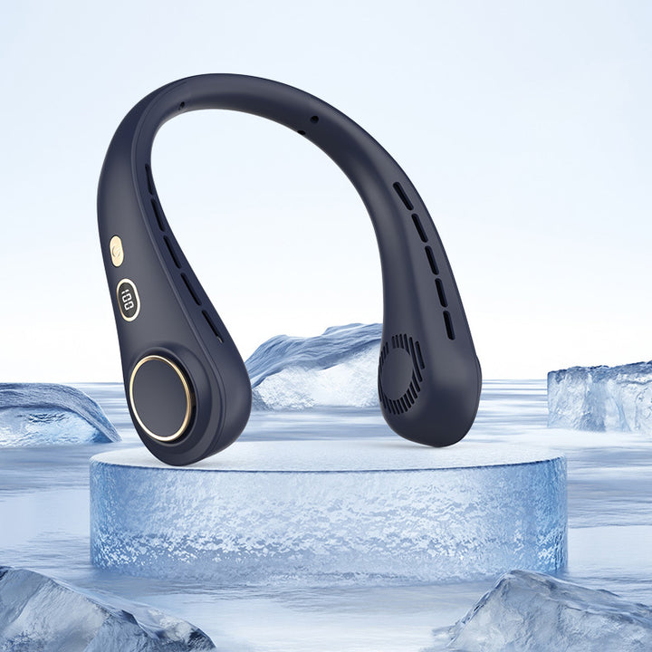 Ultimate Neck Cooling Fan, Portable Bladeless Neck Fans, Upgrade 360° Airflow, Ultra Quiet, 5 Speeds
