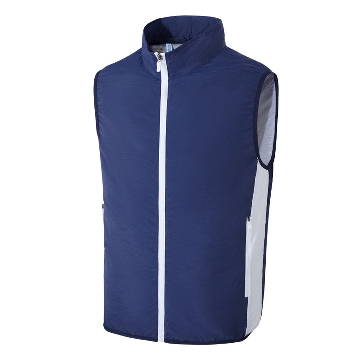 Air Cooling Vest, 2pc Fan 18V Electric Air Conditioned Vest for Hot Weather Outdoor