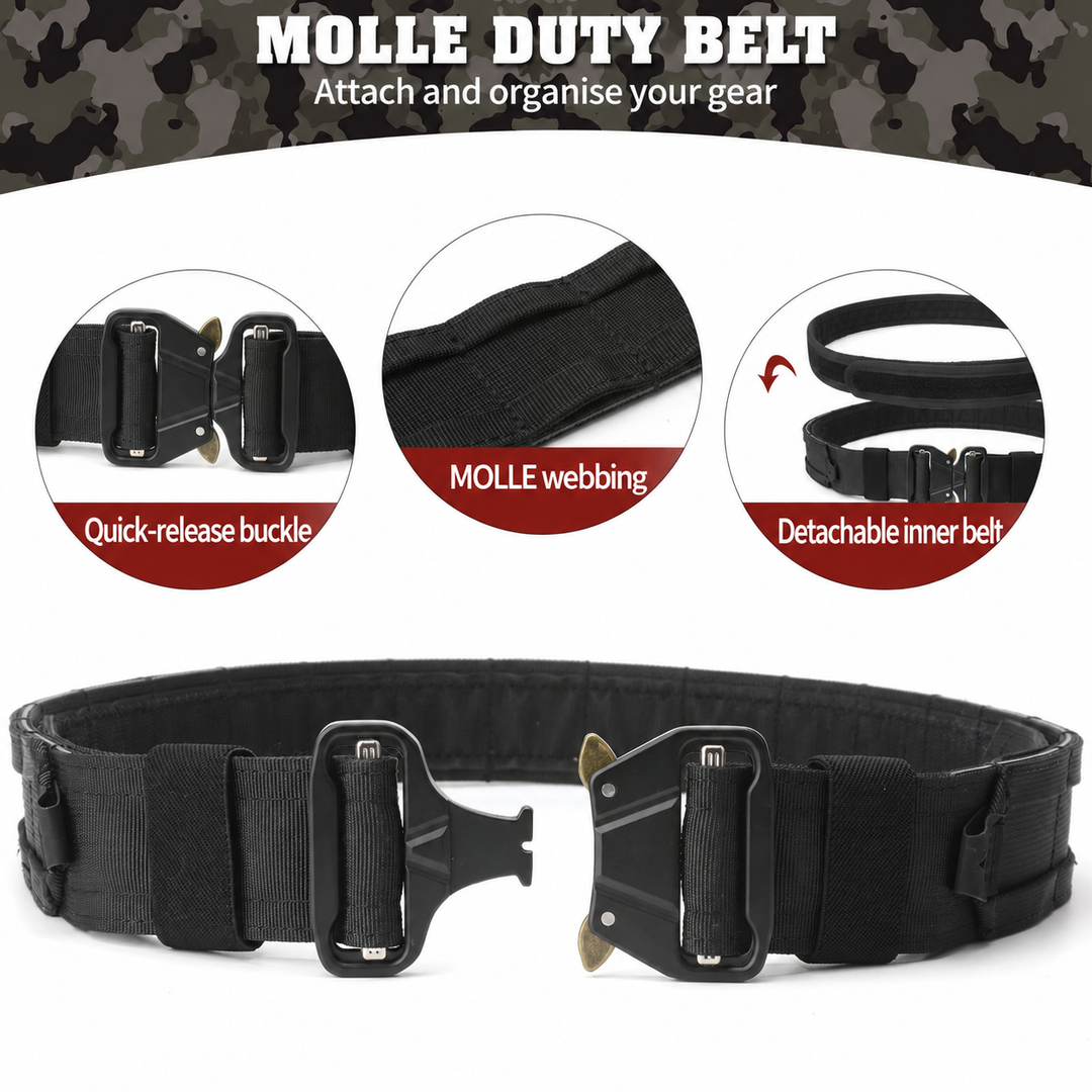 belt black molle — Canadian English product details