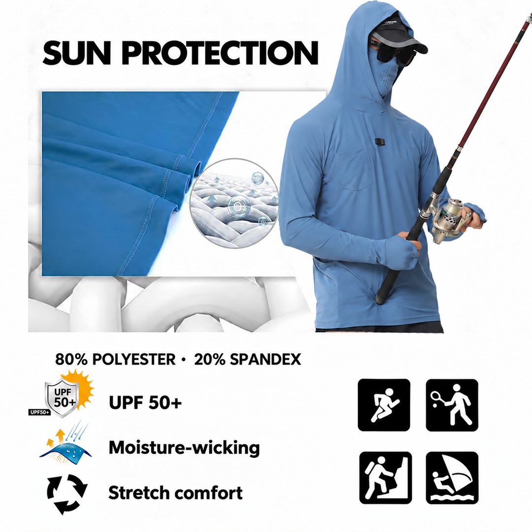 fishing sun protection — Canadian English product details