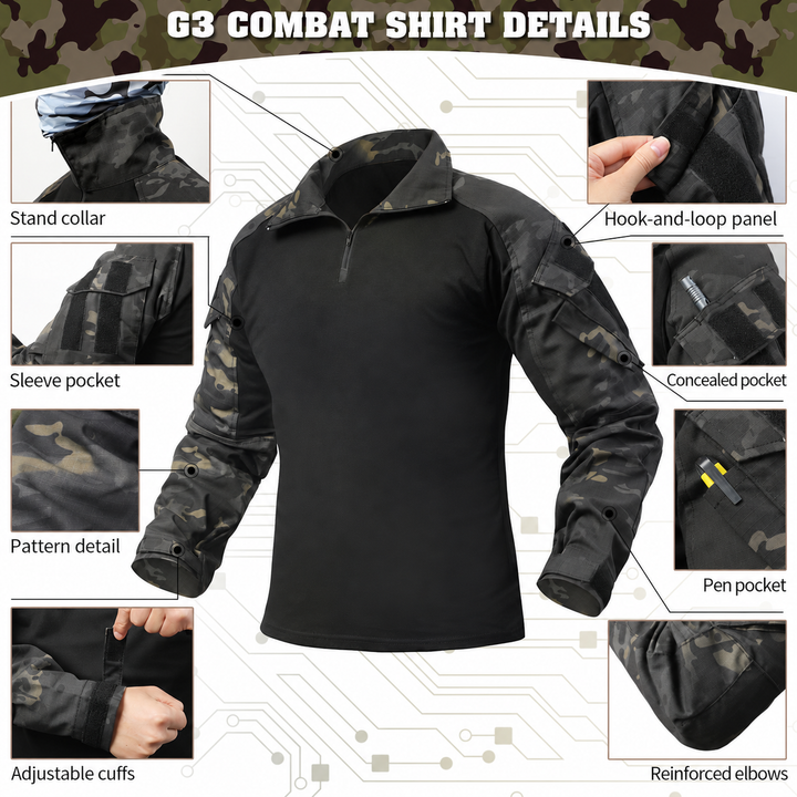 g3 dark shirt details — Canadian English product details