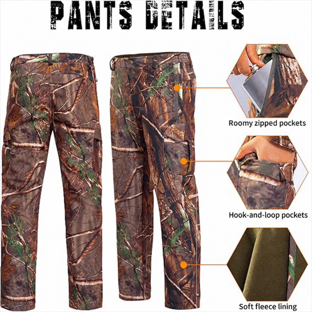 hunting pants details — Canadian English product details