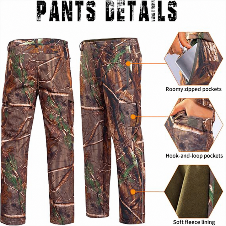 hunting pants details — Canadian English product details