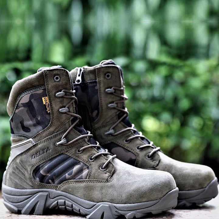 Men's Delta Mid Tactical Boots Light Duty Military Boots Multicam