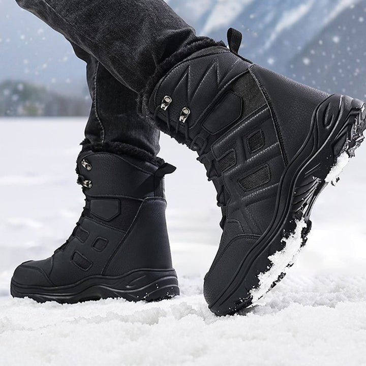 TWS Warm Fur Lined Outdoor Combat Boots - TWS USA