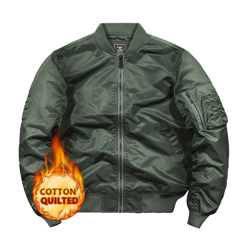 Flight Bomber Jacket Cotton Quilted