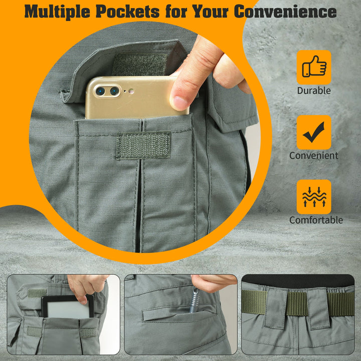 Waterproof Tactical Pants mutiple pockets