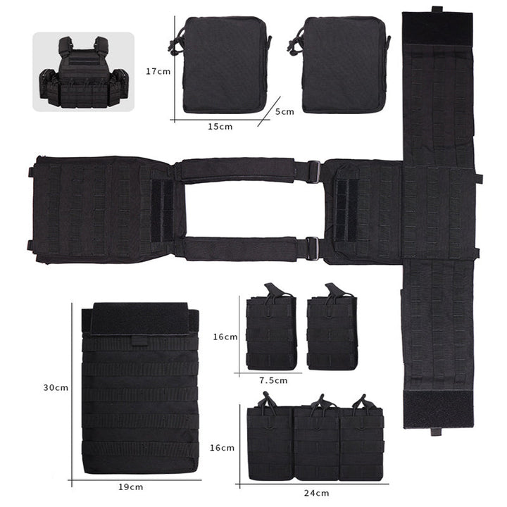 Assault X Quick Release Tactical Vest with Specifications