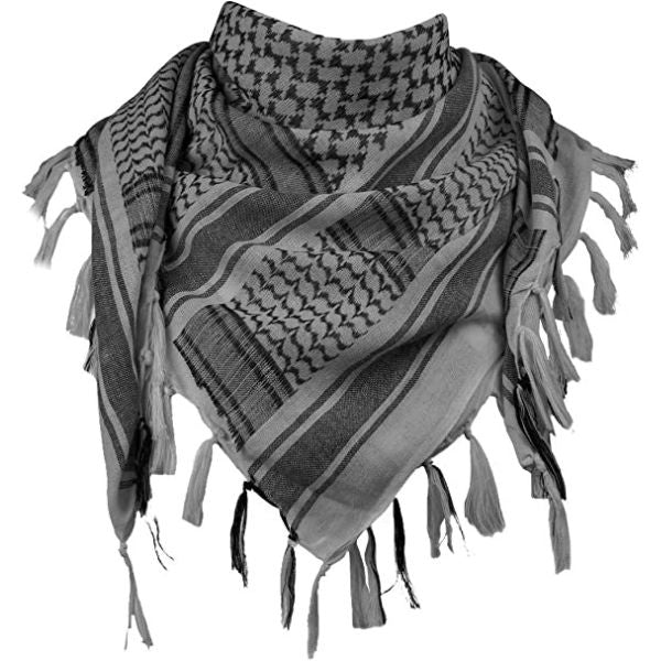 Head Neck Scarf Gray