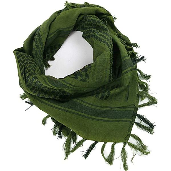 Head Neck Scarf Green