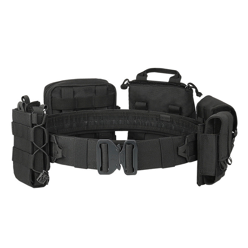 8 Set Pro Quick Release Tactical Molle Belt black