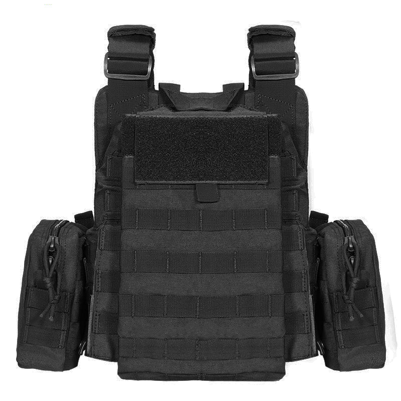 Assault X Quick Release Tactical Vest Black Front Look