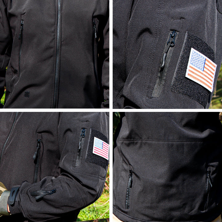 Softshell Waterproof Tactical Jacket Zip