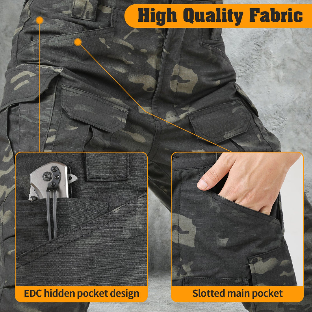 Archon IX8 Outdoor Waterproof Tactical Pants Dark Multicam high quality fabric