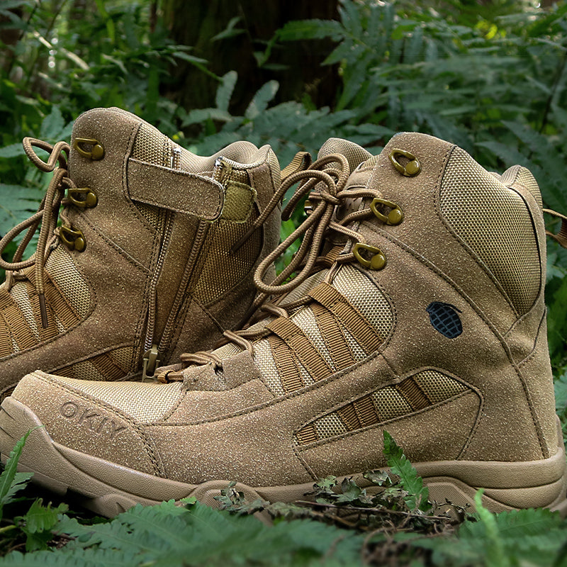 Outdoor Boots Lightweight Military Boots Brown