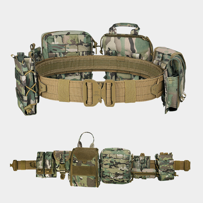 8 Set Pro Quick Release Tactical Molle Belt views