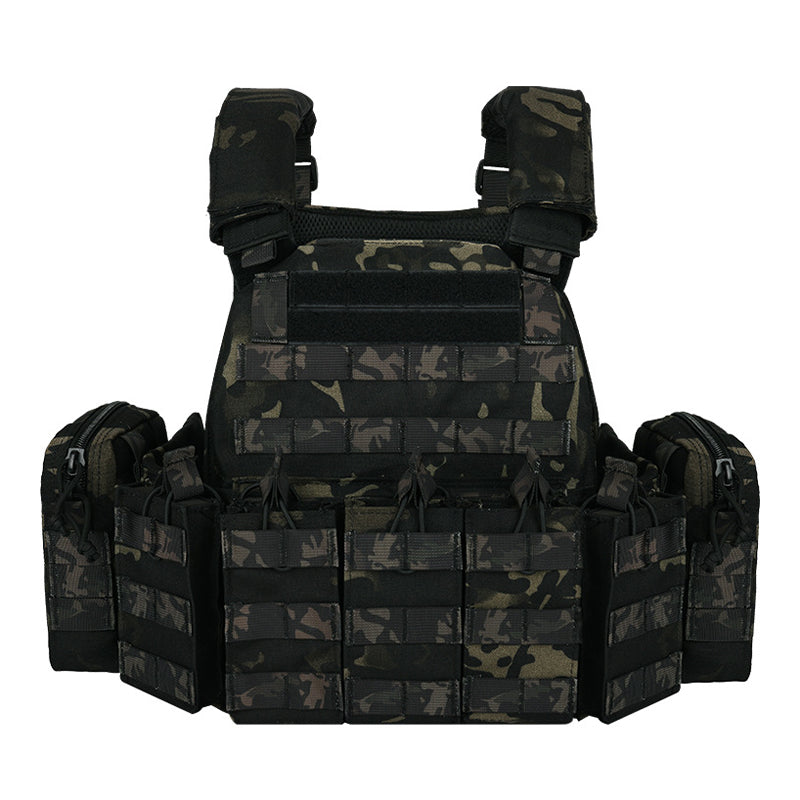 Assault X Quick Release Tactical Vest Multicam Black