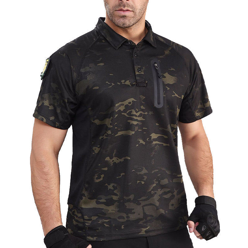 Short Sleeve Quick Dry Army