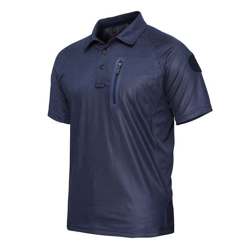 Short Sleeve Quick Dry Blue