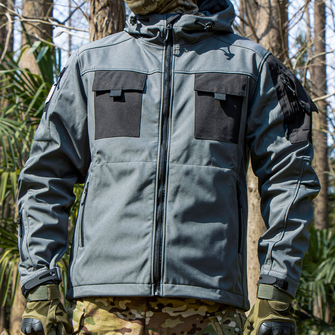 5-IN-1 Softshell Waterproof All Terrain Tactical Jacket blue