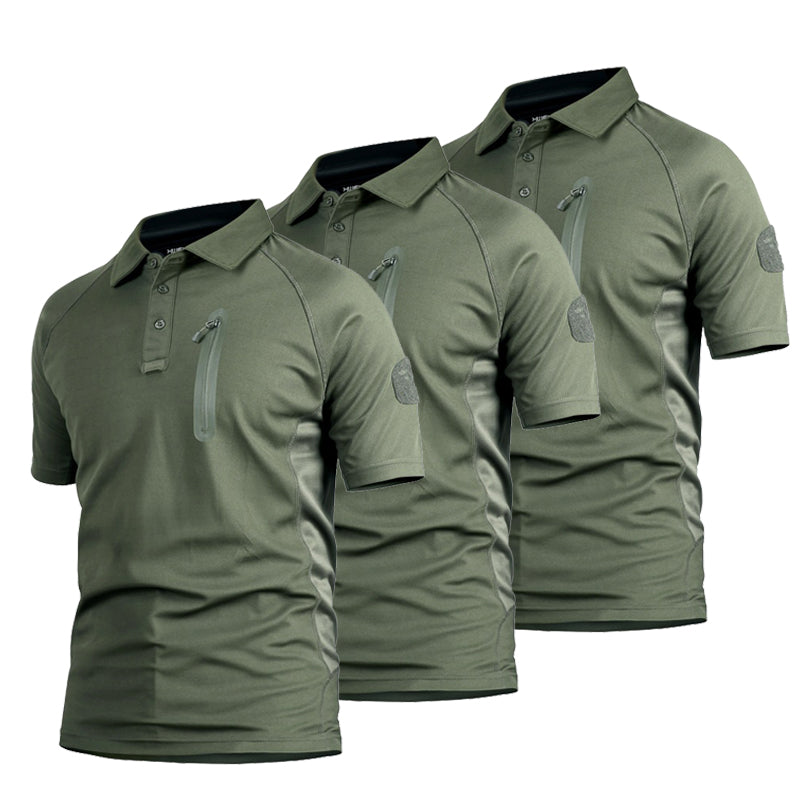 Men's Short Sleeve Quick Dry Battle Top 3-pack