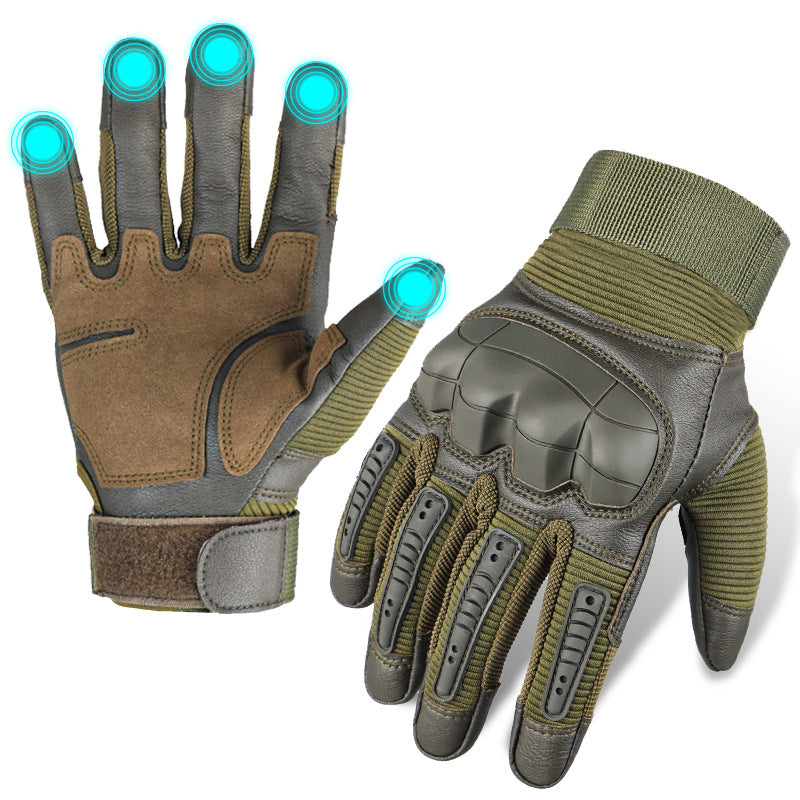 Indestructible Tactical Glove Green Touchable