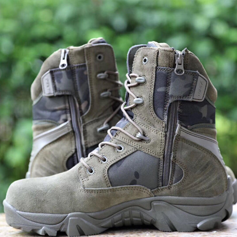 Military Boots with Good Sole